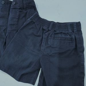 Boys Pull On Navy Uniform Shorts